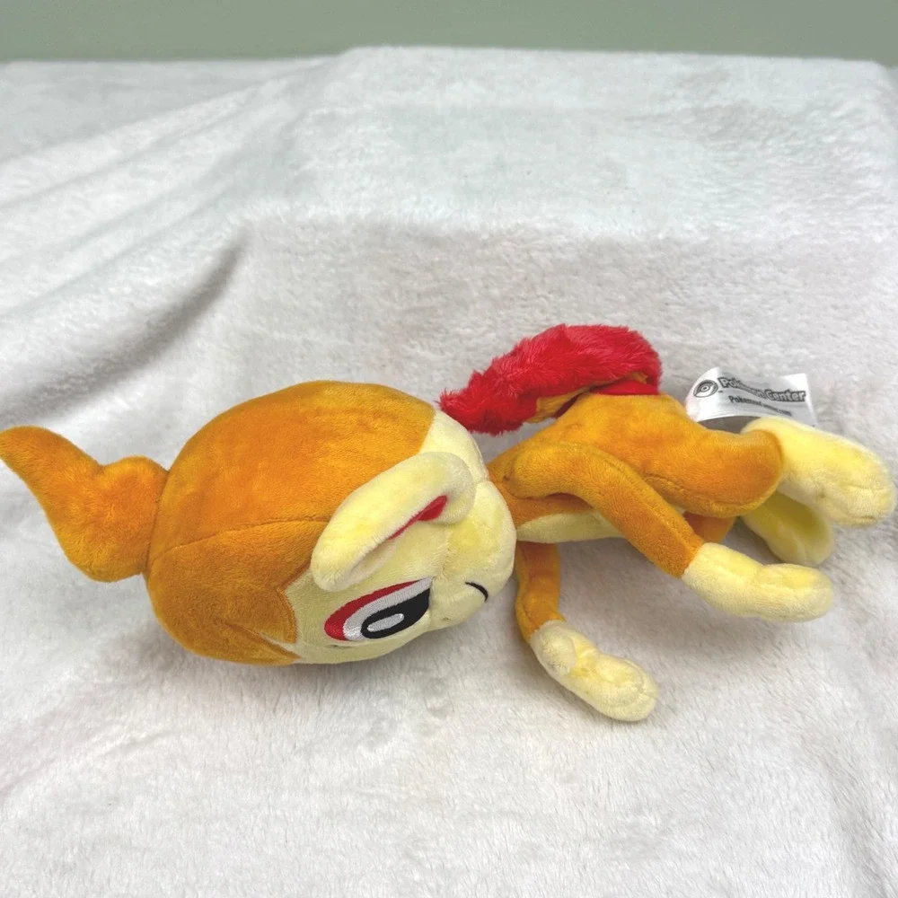 Pokemon Center Chimchar Plush Orange Monkey Stuffed Animal 2018 11 Inch